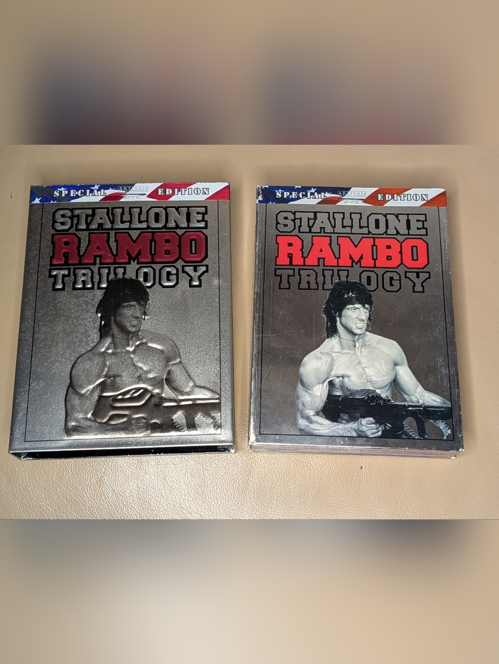 2002 Rambo Trilogy Special Edition Steel Boxset 4 DVD Set VG Condition